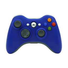 PAD BEZPRZEWODOWY XBOX 360 BLUE Z WIBRACJAMI+ODBIORNIK