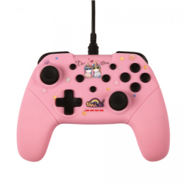 PRZEWODOWY PAD DO PC NINTENDO WIBRACJE UNICORN LOV