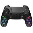 Kontroler bezprzewodowy pad do PC, PS3, PS4 LED lekki