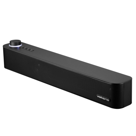 Przenośny mini soundbar Volkano Sabre 2.0 o mocy 6 W - czarny