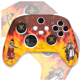 Zestaw do personalizacji kontrolera do Xbox Series X/S etui + nakładki na analogi z motywami One Piece