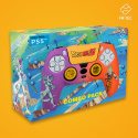 Zestaw gamingowy do customizacji pada PS5 Dualsense etui + nadk?adki na analogi + naklejka Dragon Ball