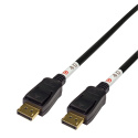 DELTACO DP40-1005 KABEL DISPLAYPORT, DP 2.1, DP40, 0, 5M