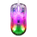 Mysz gamingowa przewodowa RGB transparenta GAM-159-T