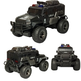 Big Foot RC Truck 1:8 - Zdalnie sterowany monster truck policyjny